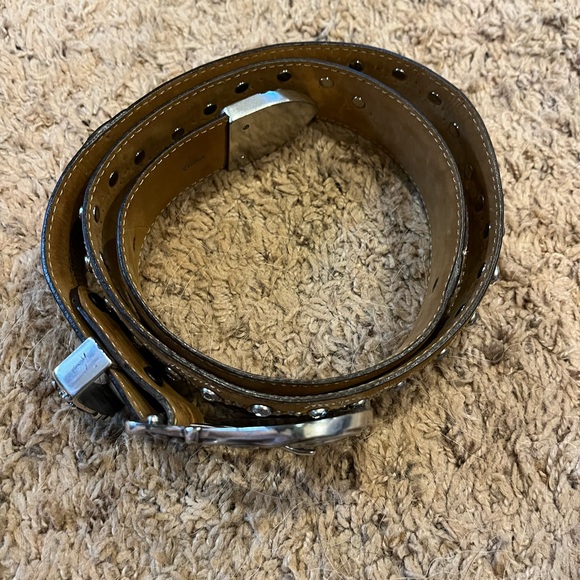 Tony Lama Katlyn Crystal Belt 36 - Picture 4 of 11